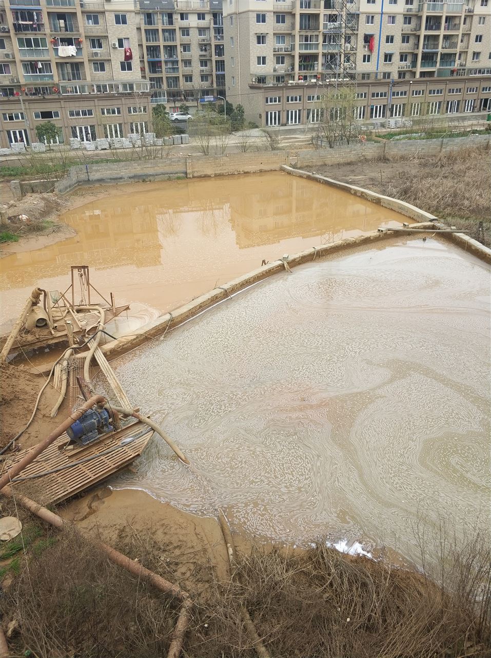 平远沉淀池淤泥清理-厂区废水池淤泥清淤
